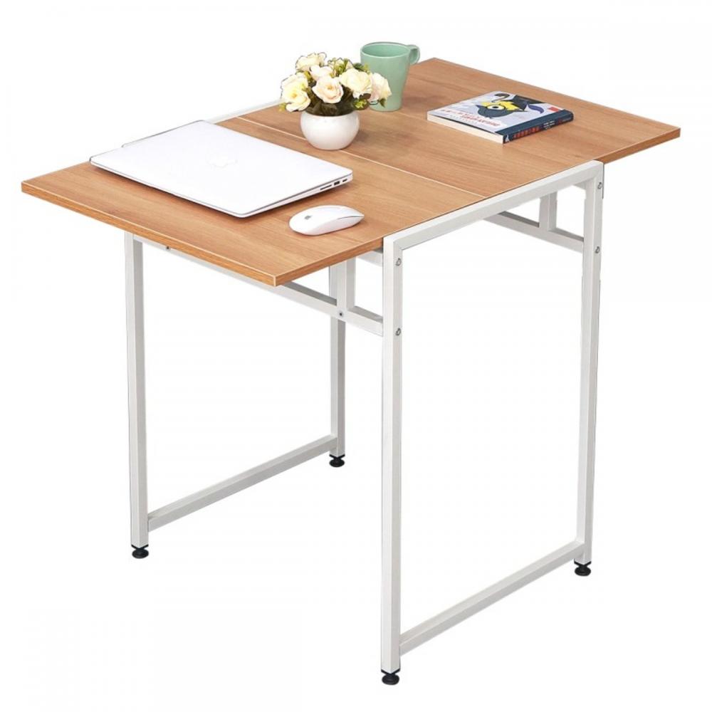 hoi! DIY簡易伸縮可折疊餐桌-白色框 (H014217394)