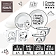 【美國康寧】CORELLE SNOOPY 復刻黑白7件式超值餐具組(G06) product thumbnail 1