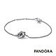 【Pandora官方直營】Pandora Signature Pavé 交織釦環手鏈 product thumbnail 1