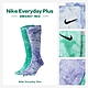 Nike Everyday Plus 渲染綠紫 紮染 長筒襪 水洗 襪子 男女款 兩雙一組 DM3407-903 product thumbnail 1