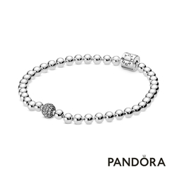 【Pandora官方直營】珠飾密鑲寶石手鏈