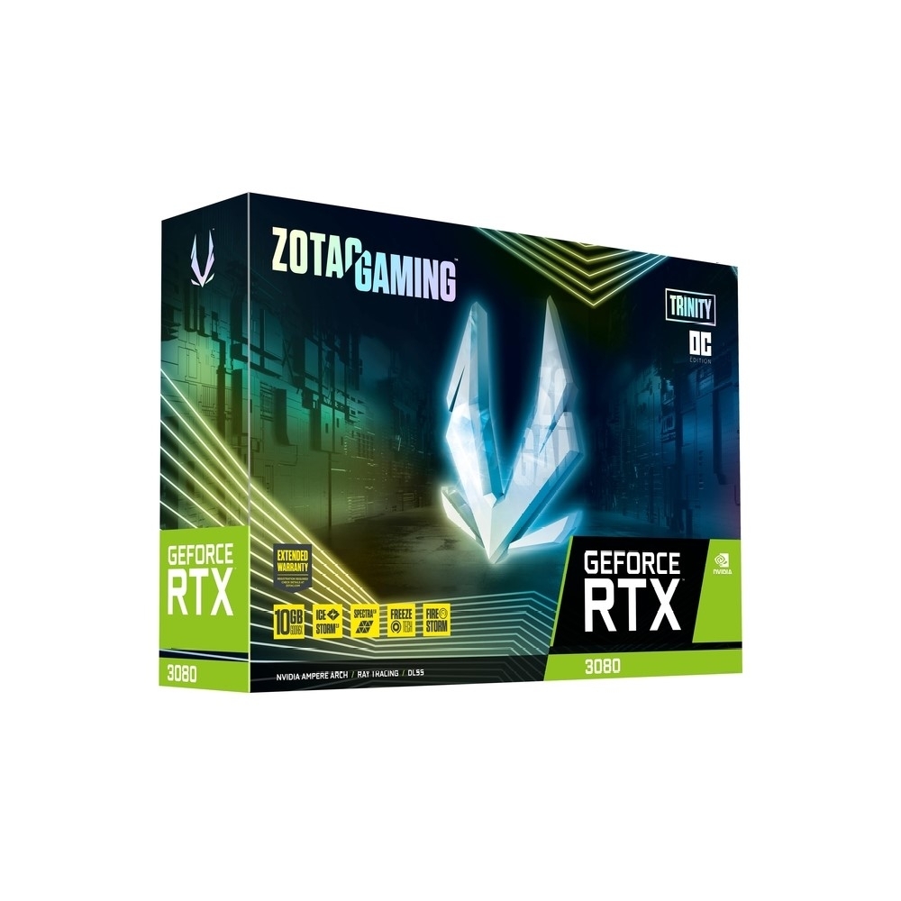 ZOTAC索泰GAMING GeForce RTX 3080 Trinity OC 顯示卡| RTX 30系列