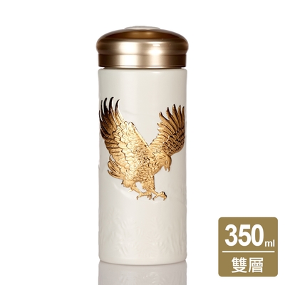 乾唐軒活瓷 | 鴻圖大展隨身杯 / 大 / 雙層 / 鎏金 / 3色 350ml