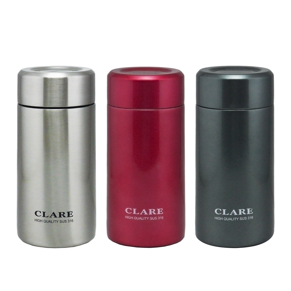 CLARE晶鑽316真空全鋼杯-230ml-2入組