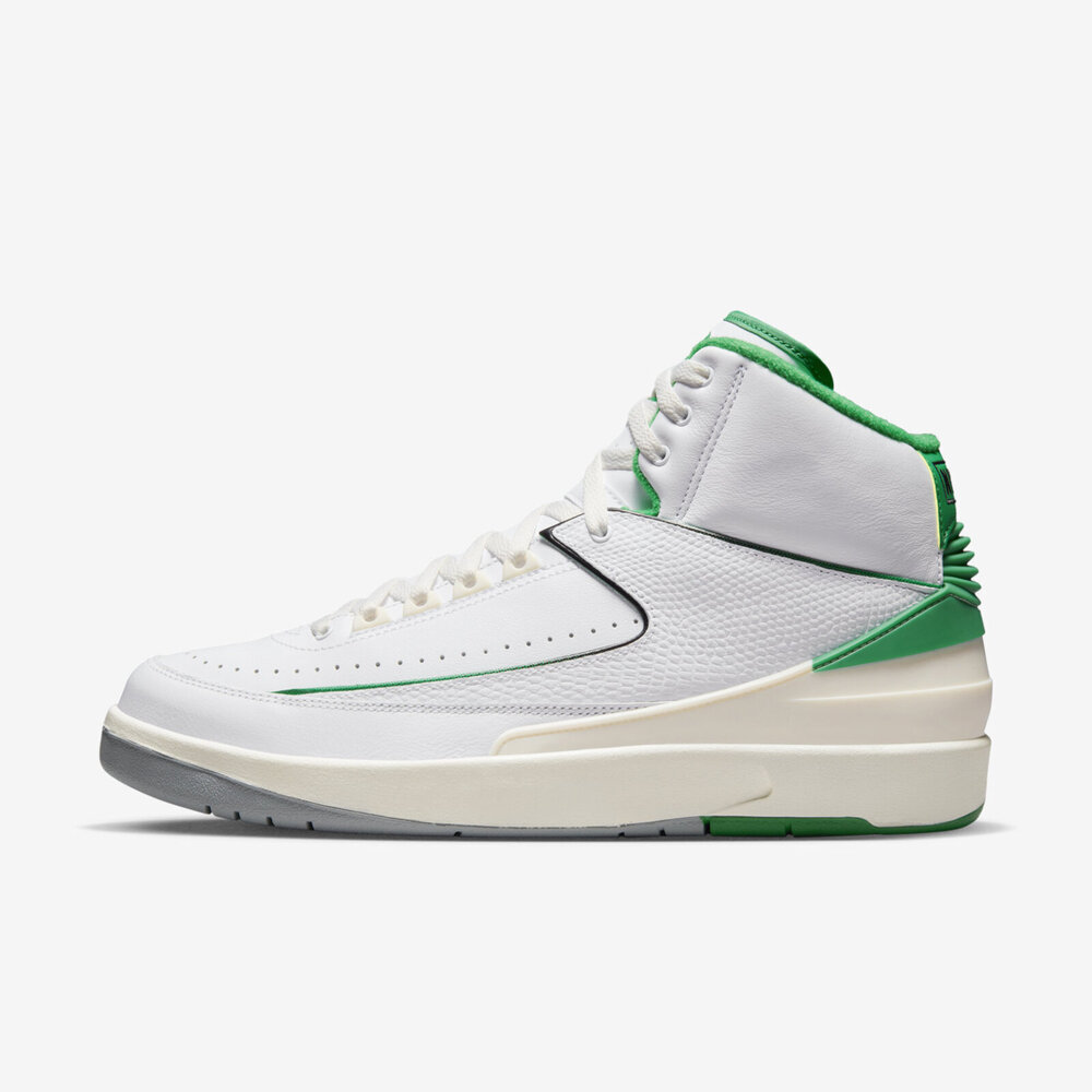 Nike Air Jordan 2 Retro [DR8884-103] 男 休閒鞋 喬丹 球鞋 AJ2 極簡 幸運綠