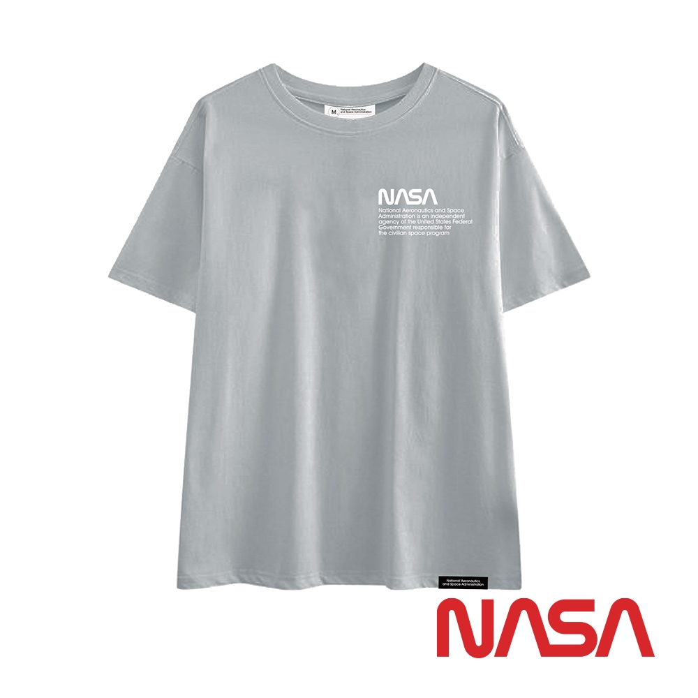 【NASA SPACE】漫遊太空 星際線稿工程圖T恤 / 短袖上衣 / T-shirt (太空灰) NA00017-09