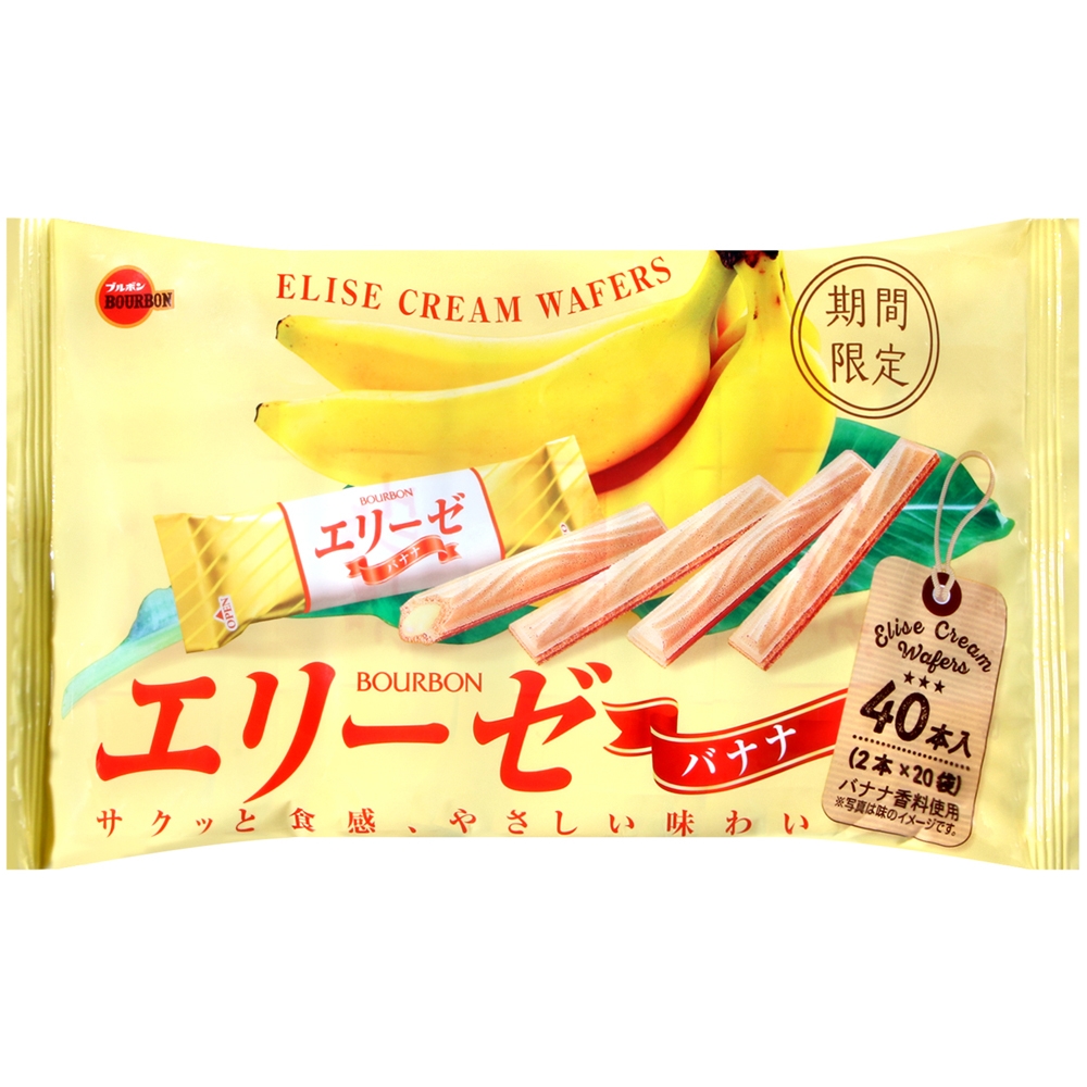北日本 愛麗絲香蕉風味捲心酥(144g)