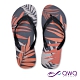 QWQ 男款個性軟Q夾腳拖鞋-鞋帶保固-防滑耐磨-雨天拖鞋-Aloha-黑(ABBA00805) product thumbnail 1
