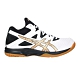 ASICS GEL-TASK MT 2 男排羽球鞋-中筒 運動 亞瑟士 1071A036-102 白黑金 product thumbnail 1