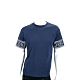 KENZO 幾何字母LOGO深藍色棉質短袖T恤(男款) product thumbnail 1