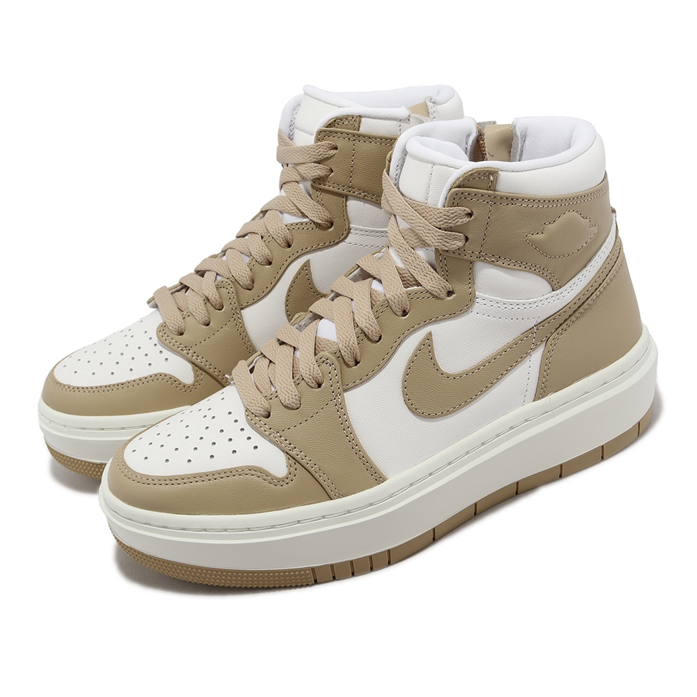 Nike Wmns Air Jordan 1 Elevate High 女鞋 厚底 白 奶茶 AJ1 高筒 DN3253-121