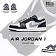 Air Jordan 1 Low Black Medium Grey 影子 黑白灰 低筒 皮革 運動 休閒鞋 553558-040 product thumbnail 1