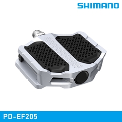 SHIMANO PD-EF205 平面踏板 / 銀色
