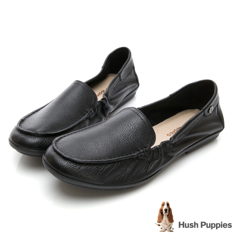 Hush Puppies AIDI 軟Q休閒鞋-黑