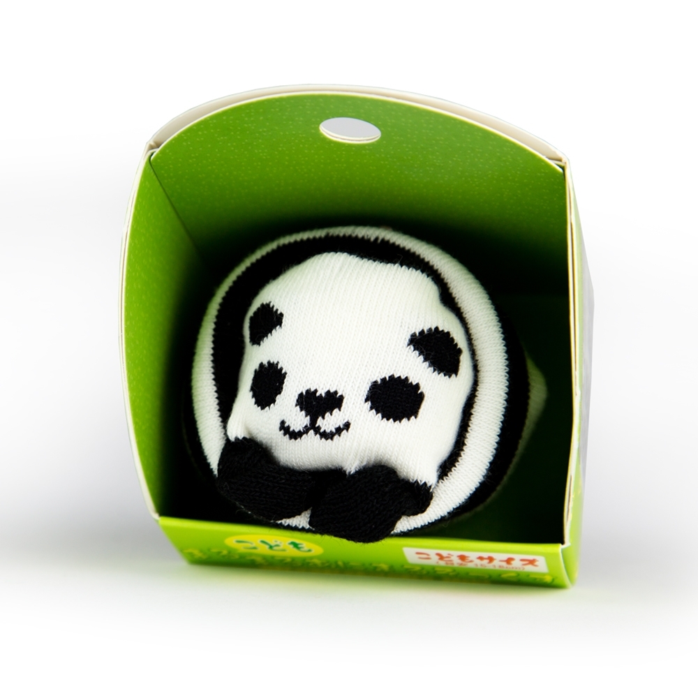 【SUKENO】超萌動物園造型兒童襪 - 圓圓熊貓