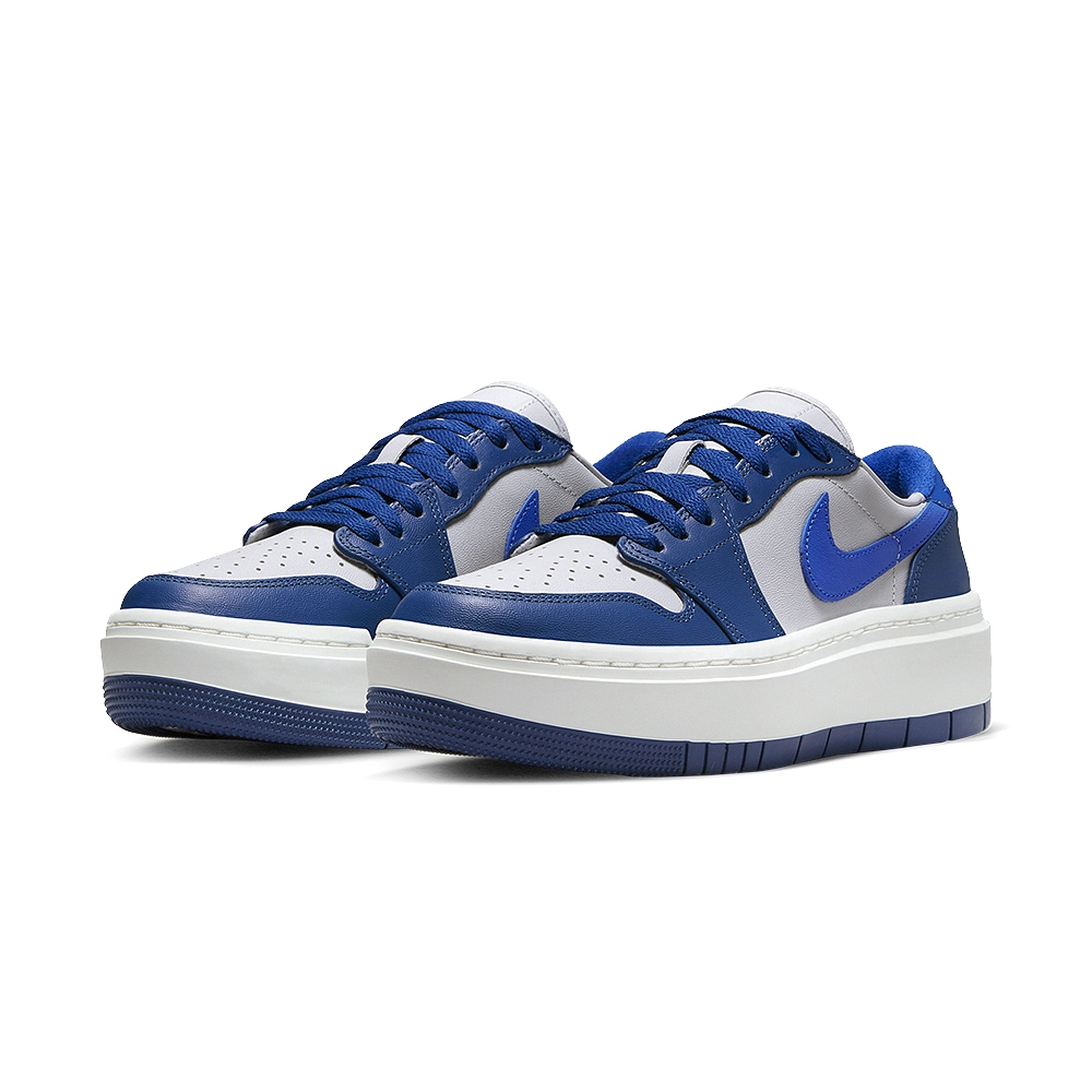 Nike Air Jordan 1 Elevate Low 女白藍喬丹厚底運動休閒鞋DH7004-400