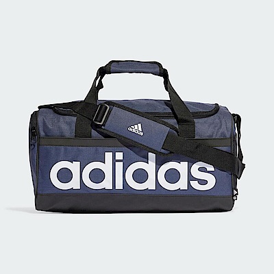 Adidas Linear Duffel M [HR5349] 健身包 旅行包 側背 手提 肩背 運動 休閒 藍