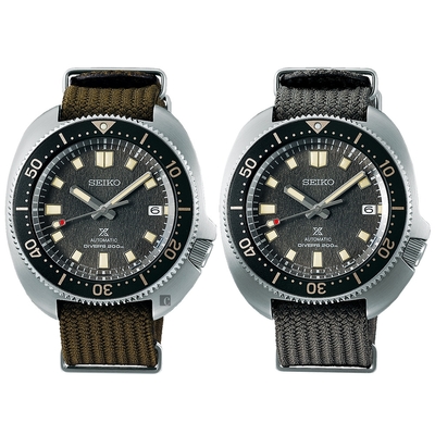 SEIKO 精工 Prospex DIVER SCUBA 1970現代版 200米潛水機械錶 套錶 迎春好禮(SPB237J1/6R35-00T0N)_SK045