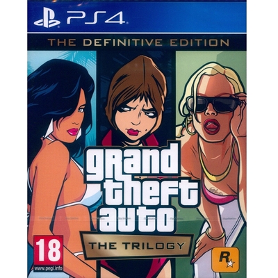 俠盜獵車手：三部曲 最終版 Grand Theft Auto: The Trilogy - PS4 中英文歐版
