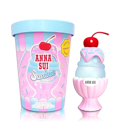 ANNA SUI 安娜蘇 果漾聖代淡香水 50ml-粉紅柚惑