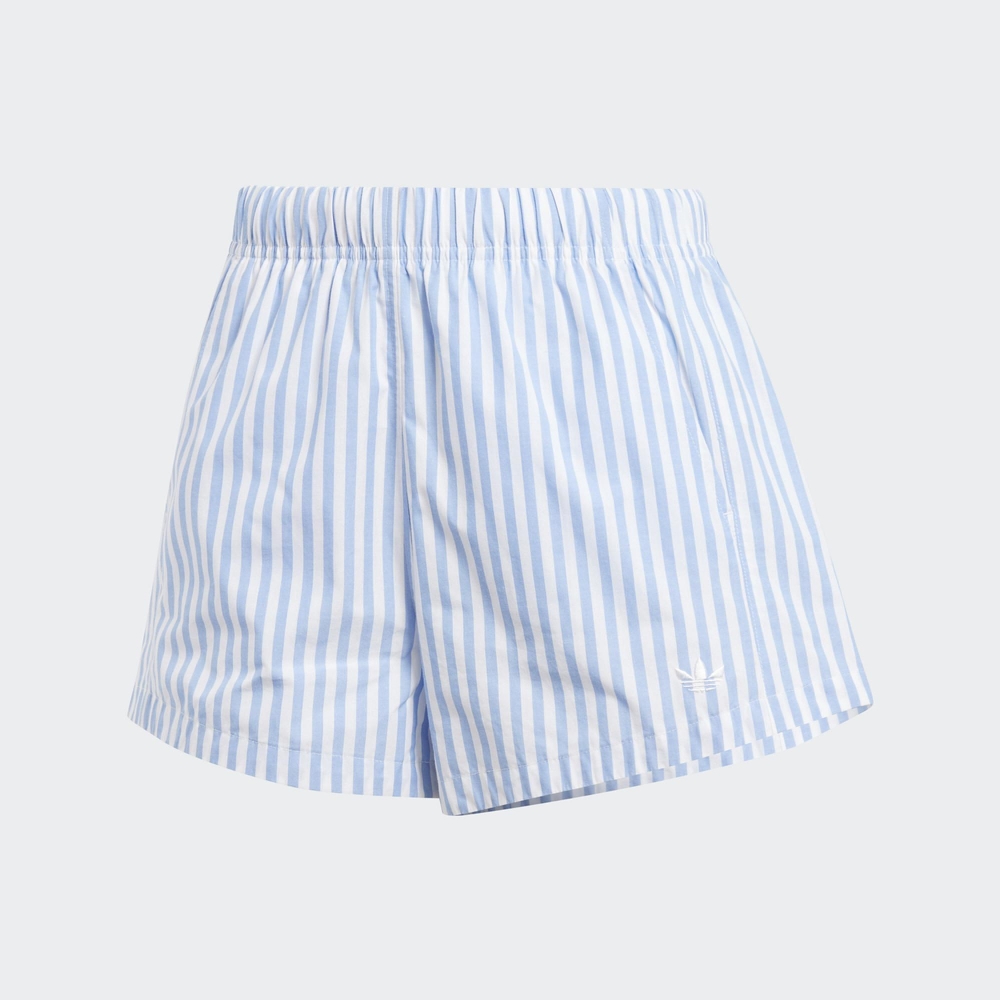 adidas 短褲 女款 運動褲 三葉草 亞規 ESS SHORTS 藍 IC5294