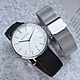 RELAX TIME 北歐簡約三針腕錶-不鏽鋼x白 40mm / RT-97-1M product thumbnail 1