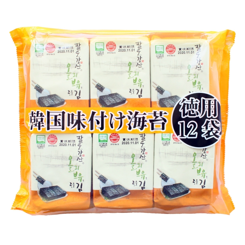 orionjako 韓國麻油風味海苔(48g)12入