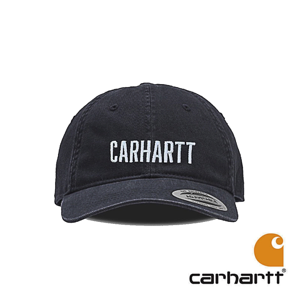 carhartt 電繡字復古老帽 水洗棒球帽 西岸滑板 工裝情侶款