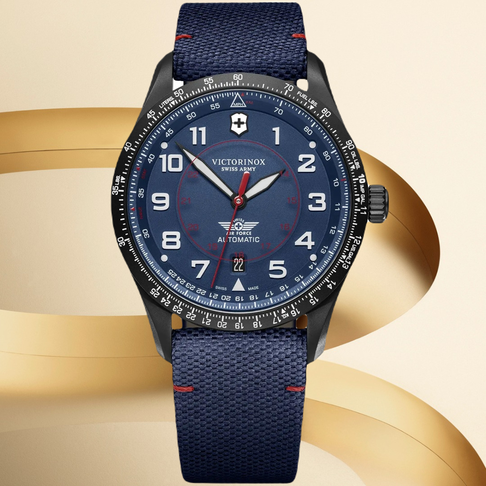 VICTORINOX瑞士維氏 Airboss 機械腕錶 42mm / VISA-241998