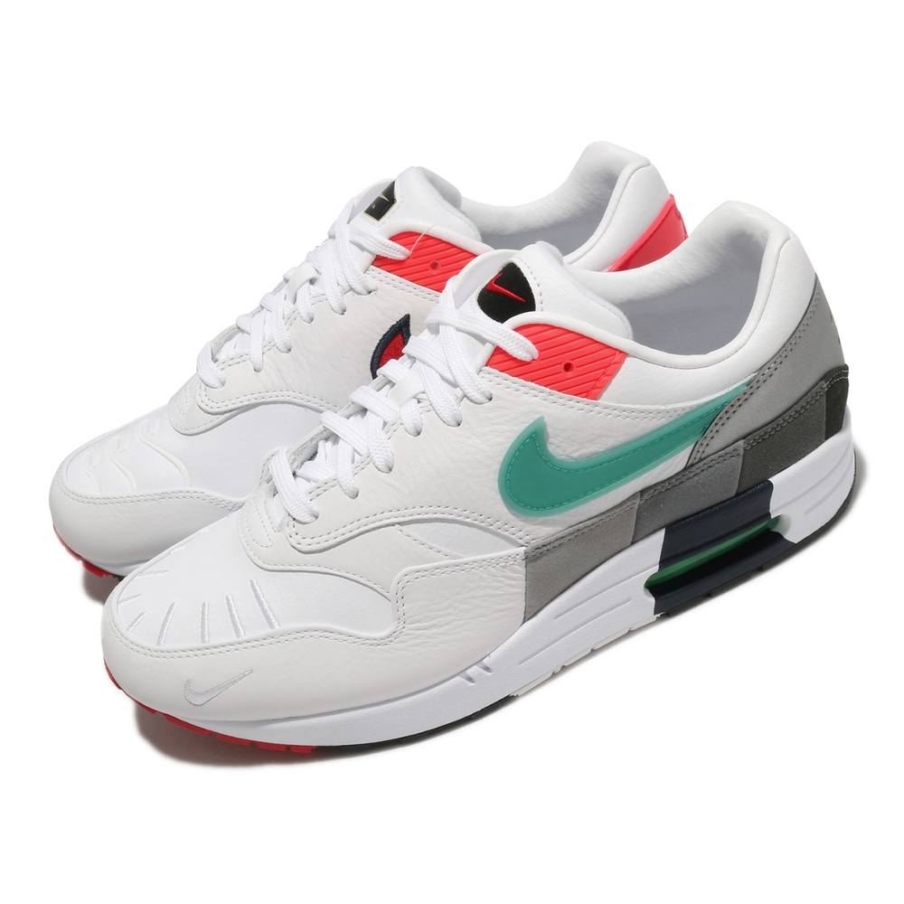 Nike 休閒鞋 Air Max 1 EOI 運動 男女鞋 經典款 鴛鴦 舒適 情侶穿搭 簡約 球鞋 白 彩 CW6541100