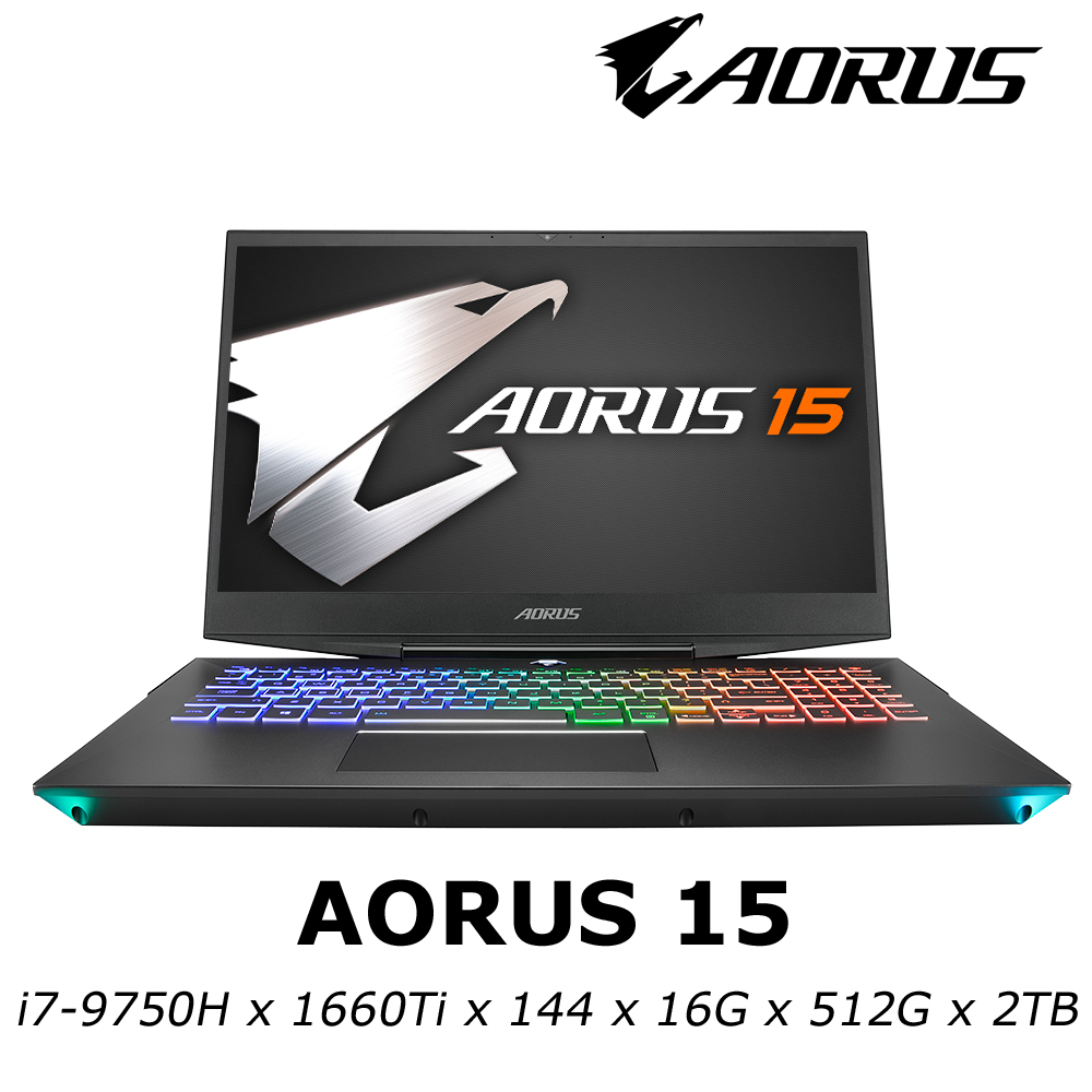 AORUS 15 電競筆電 i7-9750H/GTX1660Ti 6G電競筆電