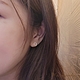 【焦糖小姐 Ms caramelo】925純銀 U型馬蹄 鋯石耳環 product thumbnail 1