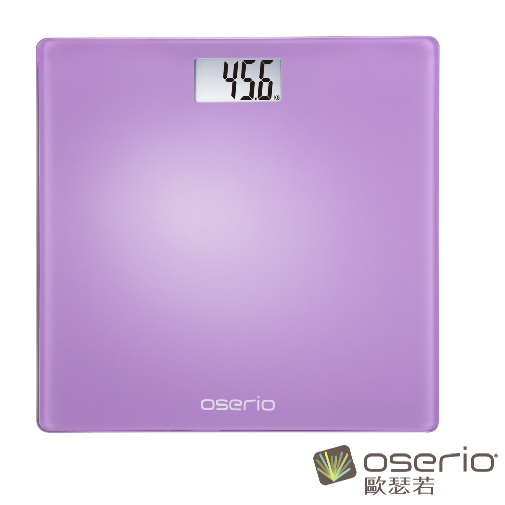 oserio歐瑟若 數位體重計 (紫BLG-261B)