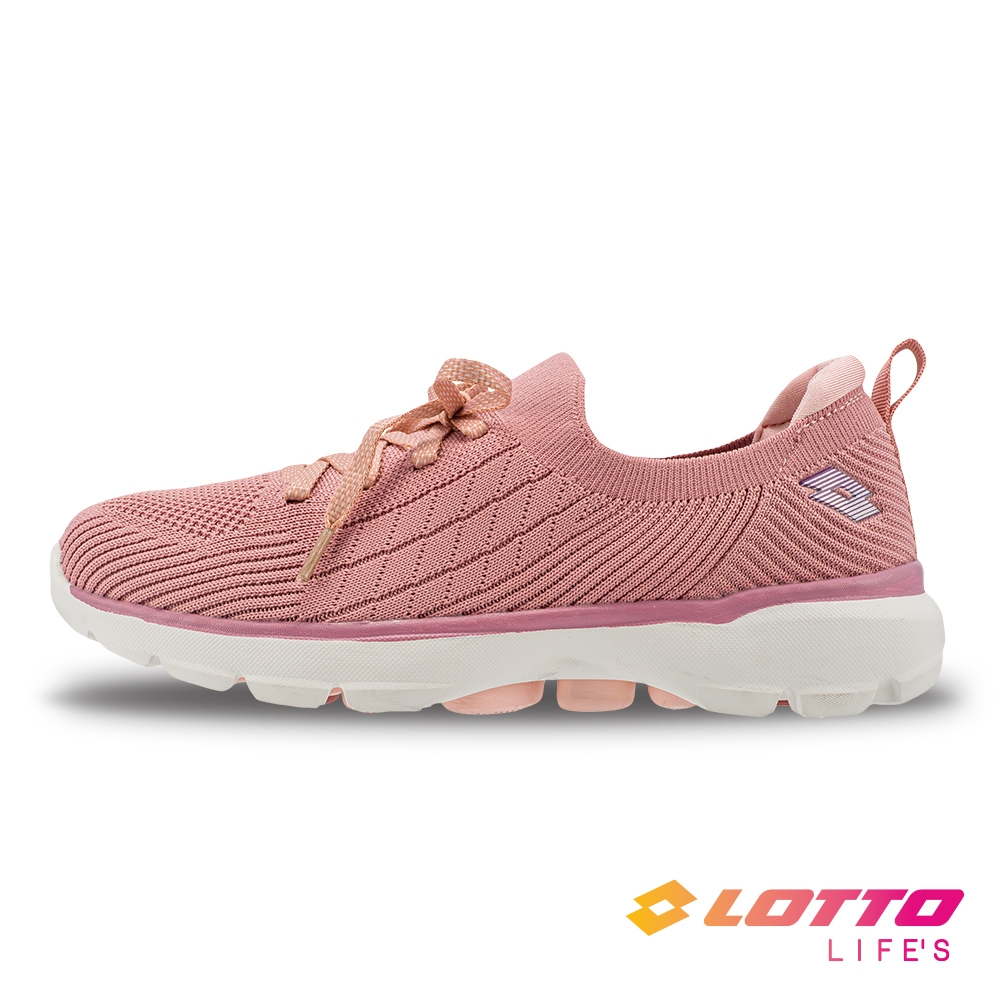 【LOTTO】義大利 女 EASYWEAR FLEX輕盈健走鞋(粉-LT1AWX5033)