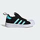 ADIDAS SUPERSTAR 360 C 男女大童休閒鞋-黑白藍-IF5920 product thumbnail 1