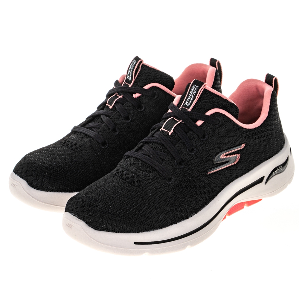 SKECHERS 女鞋 健走系列 GO WALK ARCH FIT - 124403BKPK