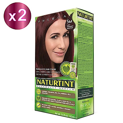 NATURTINT 赫本染髮劑 5M 棕紅色x2 (155ml/盒)