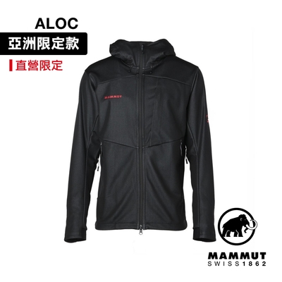 【Mammut 長毛象】Ultimate VII SO Hooded Jacket AF Classic Men 第七代經典軟殼連帽外套 黑色 男款 #1011-02490