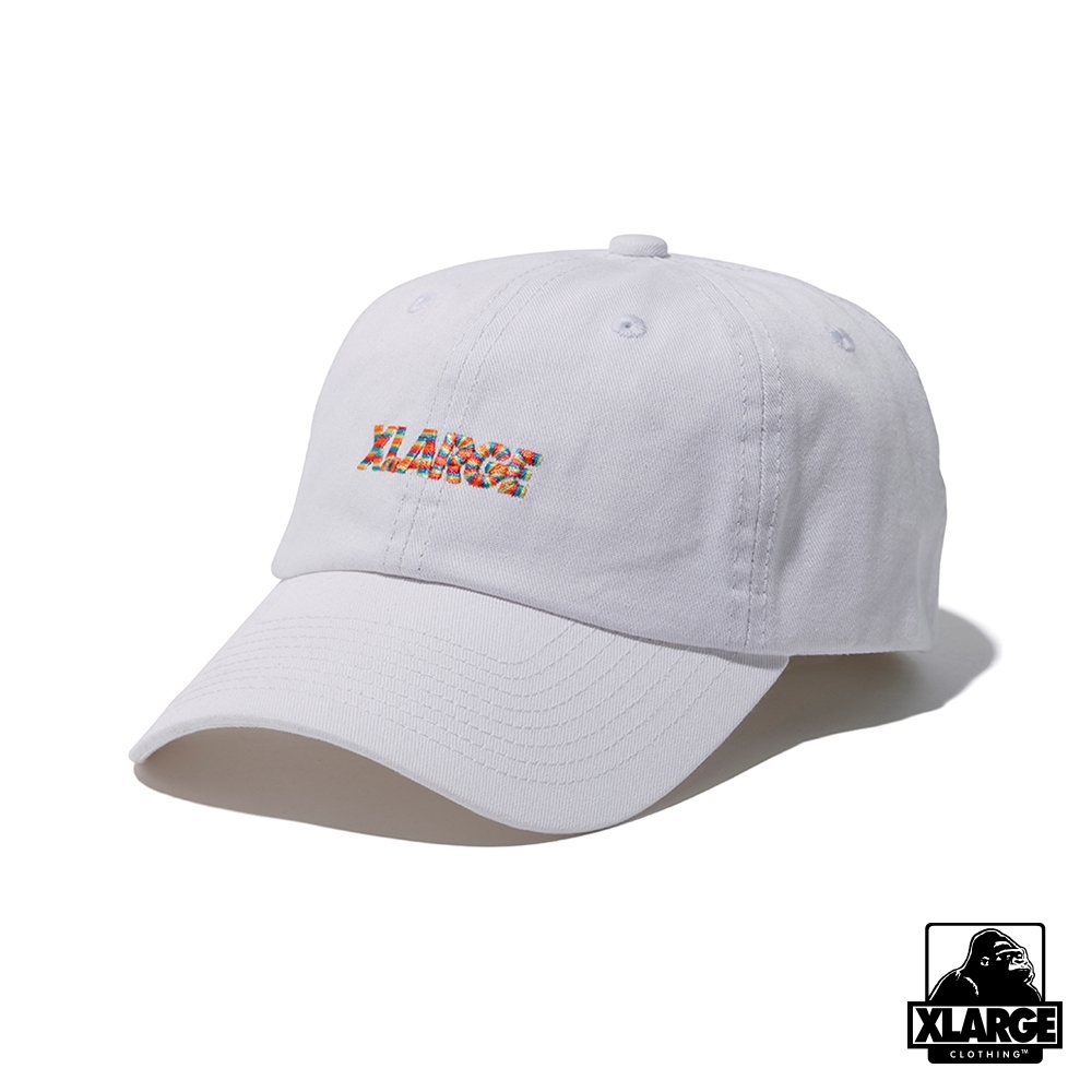 XLARGE PRISM STND LG 6P CAP經典LOGO老帽-白