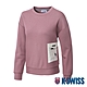 K-SWISS  Sweatshirt 刷毛圓領上衣-女-莓粉 product thumbnail 1