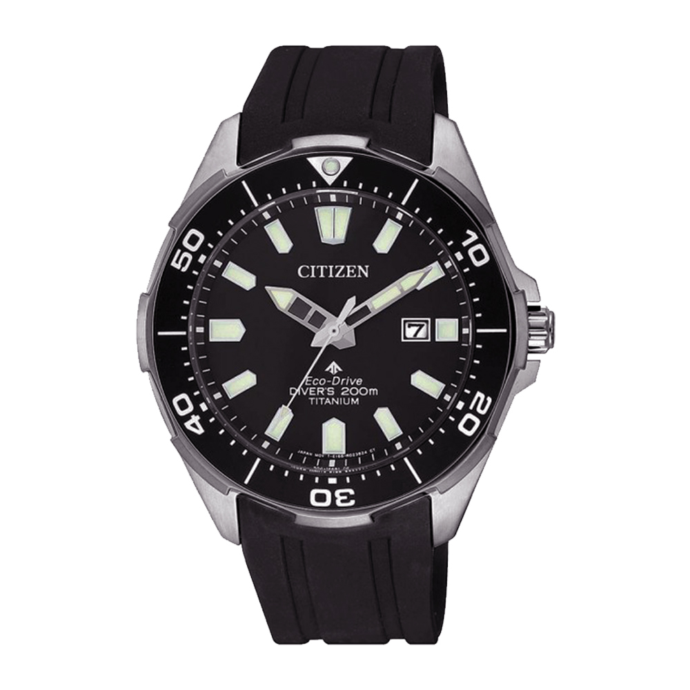 CITIZEN 光動能冒險極致潛水腕錶-黑(BN0200-13E)-41mm