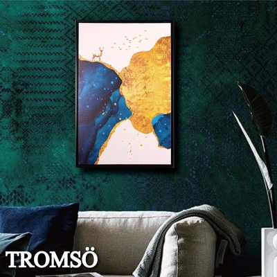TROMSO 北歐時代風尚有框畫-峰鹿鉑金WA166