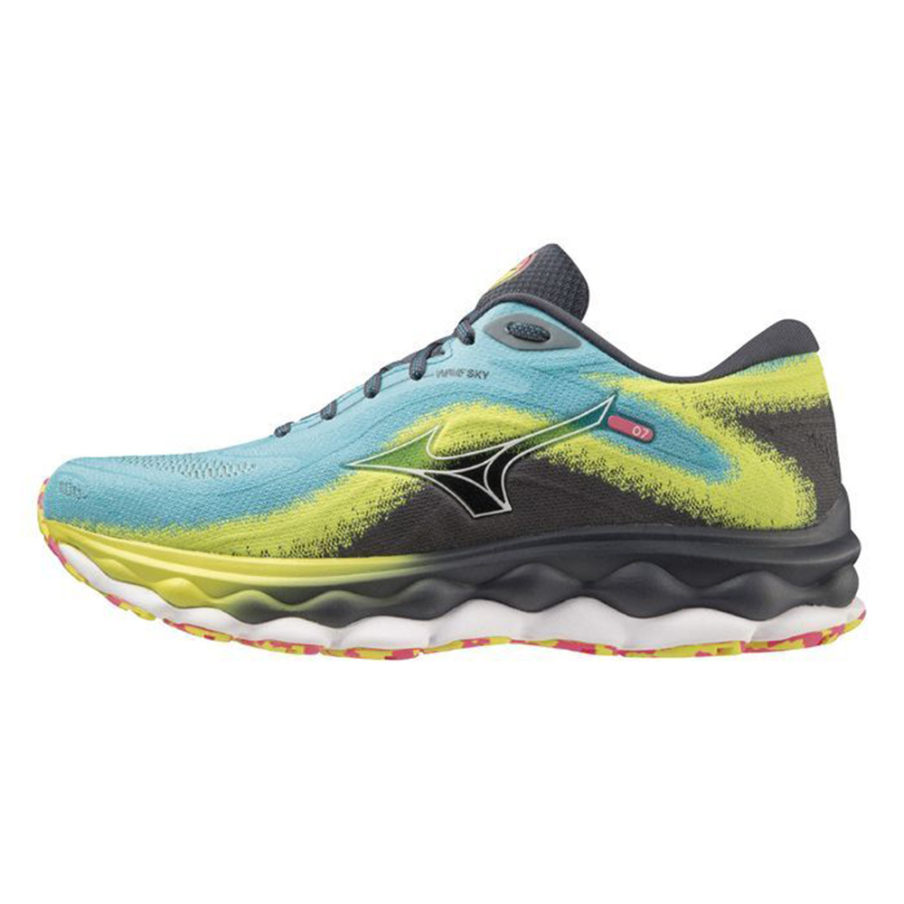 Mizuno Wave Sky 7 [J1GC230203] 男慢跑鞋運動路跑緩震透氣耐磨美津濃