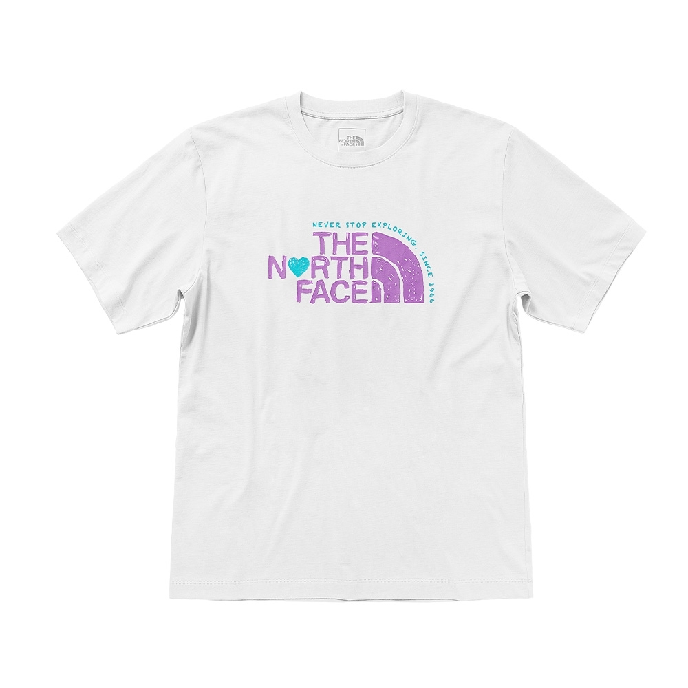 The North Face U LOGO PLAY 520 S/S TEE  AP 中性短袖上衣-白-NF0A7WDXFN4