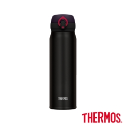 THERMOS膳魔師 超輕量彈蓋不鏽鋼真空保溫瓶0.6L(JNL-602-MTBK)