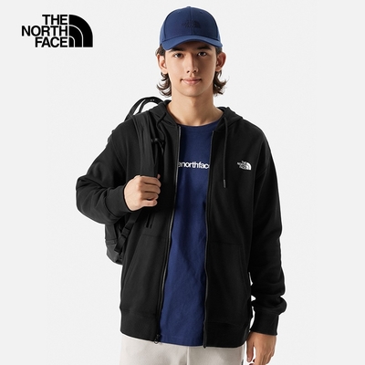 The North Face U TNF FULL ZIP KNIT TOP - AP 男休閒外套 圓領套頭衫-黑-NF0A83ORJK3