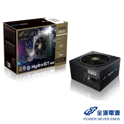 FSP 全漢 HYDRO GT PRO ATX3.0 850W 金牌 半組化電源供應器(HGT-850 GEN5)
