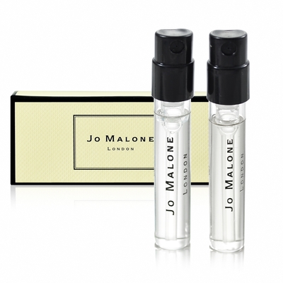 Jo Malone 針管小香 英國梨與小蒼蘭 1.5ml 兩入香水組 加贈針管小香紙盒x1