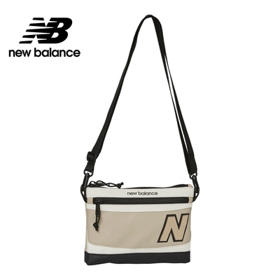 【New Balance】 經典NB休閒小包/斜背包/側背包_中性_奶茶色_LAB23106SOT