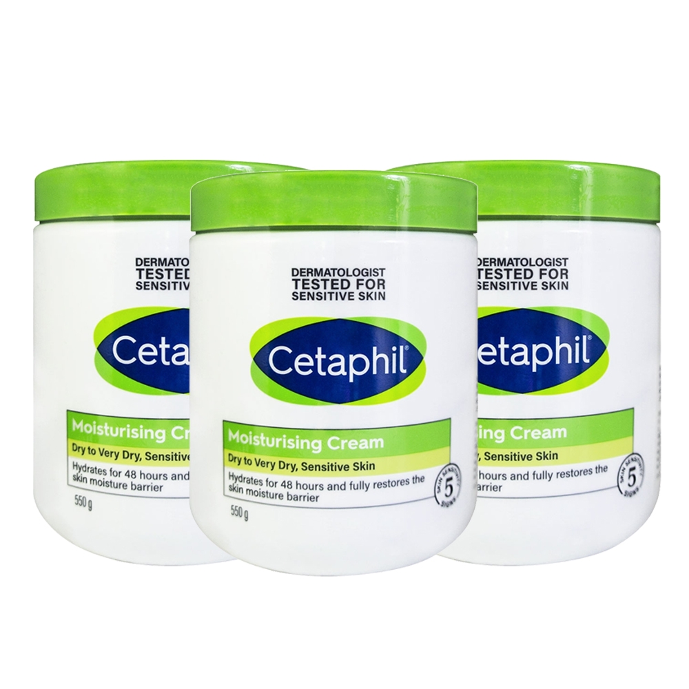 Cetaphil舒特膚 長效潤膚霜550g(3入組)